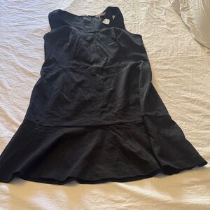 Banana Republic Black Flared Mini Dress